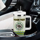 Personalized Sudan Tumbler With Handle Coat Of Arms 1956-1970 With African Pattern - African Pride
