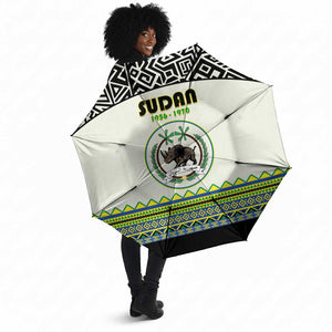 Sudan 1956-1970 Umbrella With African Pattern