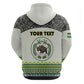 Personalized Sudan Zip Hoodie Coat Of Arms 1956-1970 With African Pattern - African Pride