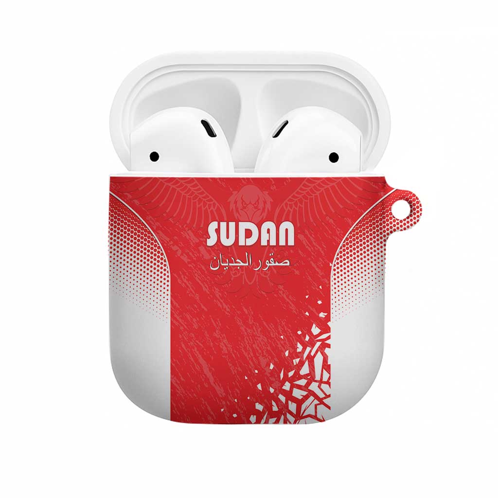 Sudan Football AirPods Case Come On Falcons of Jediane