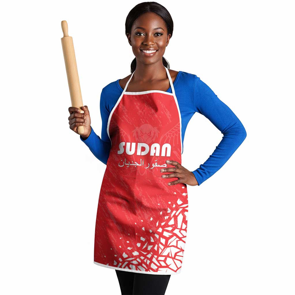 Sudan Football Apron Come On Falcons of Jediane