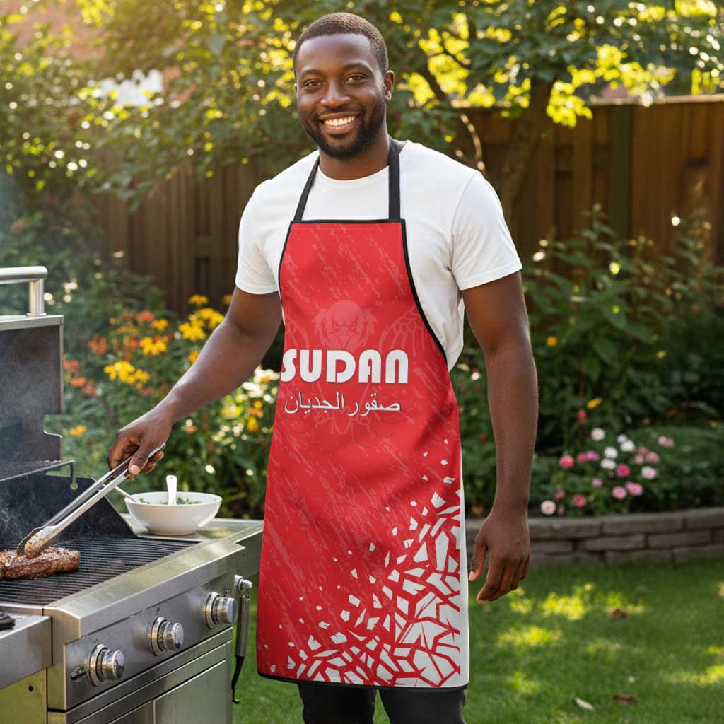 Sudan Football Apron Come On Falcons of Jediane
