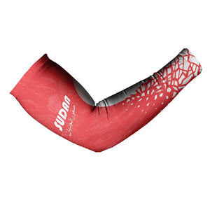 Custom Sudan Football Arm Sleeves Come On Falcons of Jediane