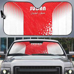 Sudan Football Auto Sun Shade Come On Falcons of Jediane