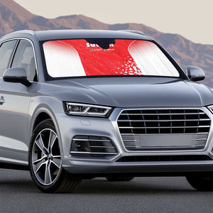 Sudan Football Auto Sun Shade Come On Falcons of Jediane