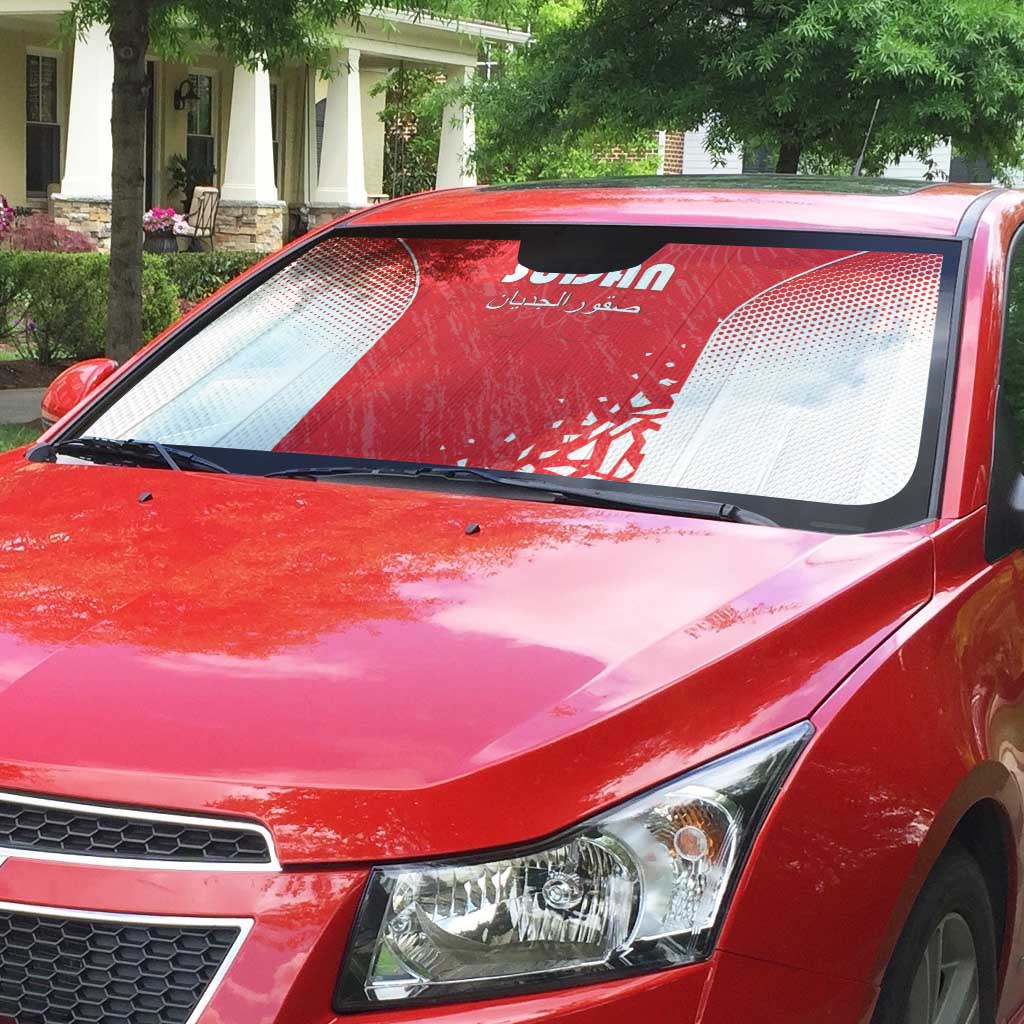 Sudan Football Auto Sun Shade Come On Falcons of Jediane