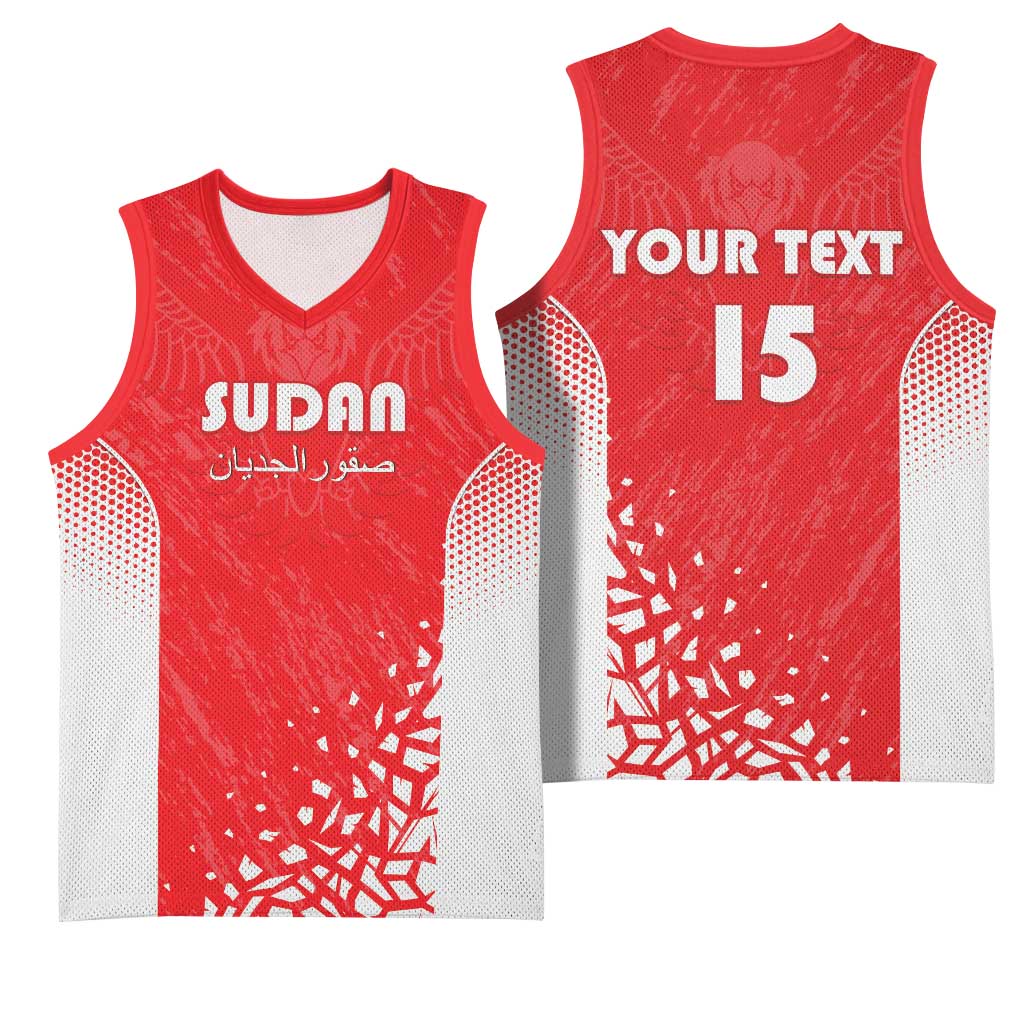Custom Sudan Football Basketball Jersey Yalla Falcons of Jediane LT15