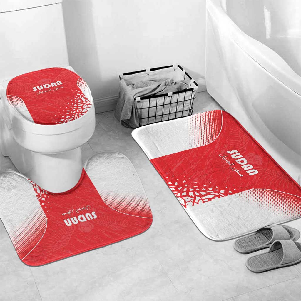 Sudan Football Bathroom Set Come On Falcons of Jediane