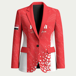 Custom Sudan Football Blazer Come On Falcons of Jediane