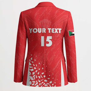 Custom Sudan Football Blazer Come On Falcons of Jediane