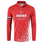 Custom Sudan Football Button Sweatshirt Come On Falcons of Jediane
