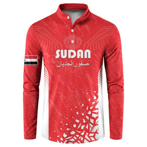 Custom Sudan Football Button Sweatshirt Come On Falcons of Jediane