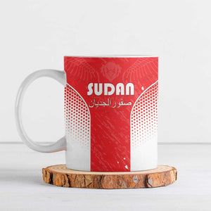 Custom Sudan Football Ceramic Mug Come On Falcons of Jediane