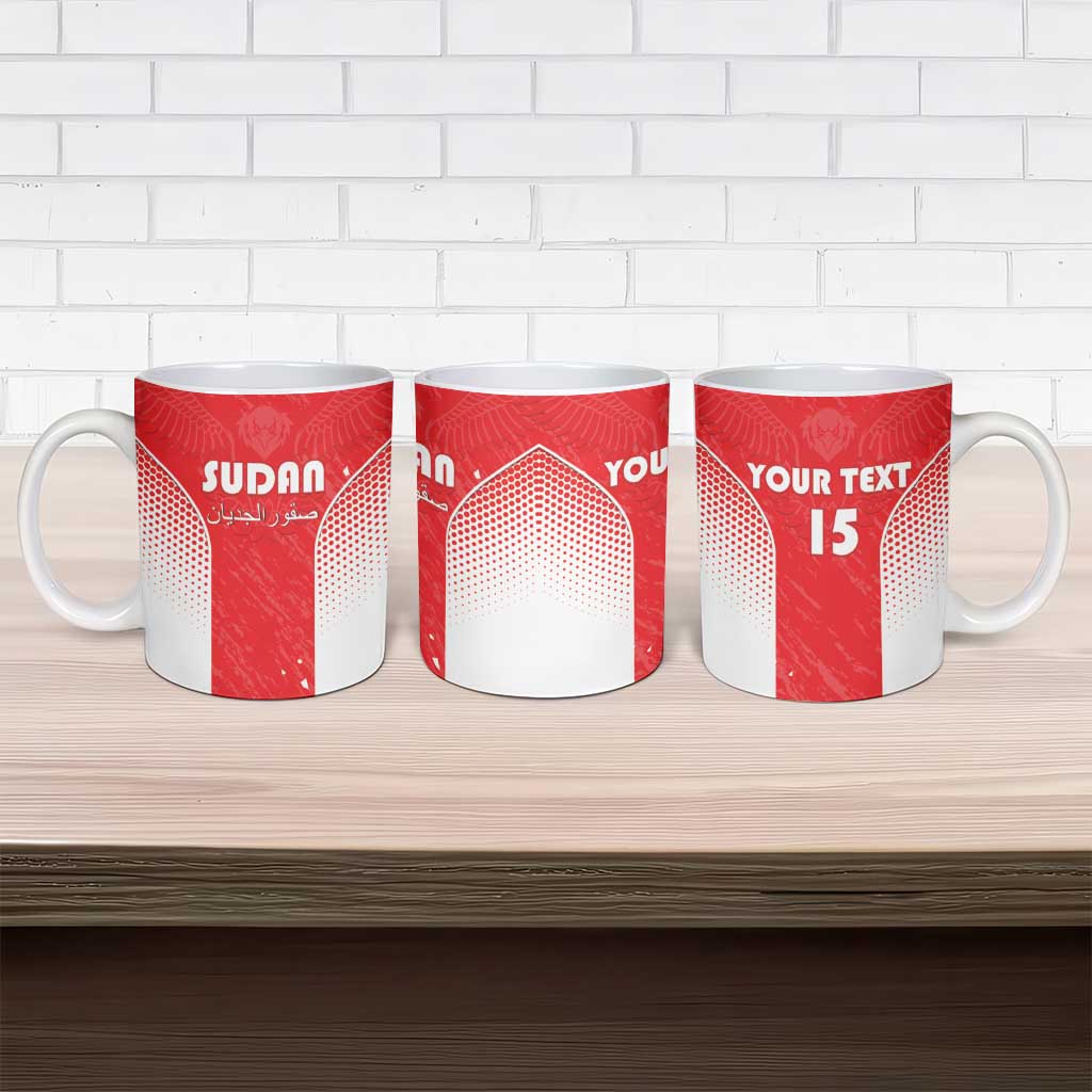 Custom Sudan Football Ceramic Mug Come On Falcons of Jediane