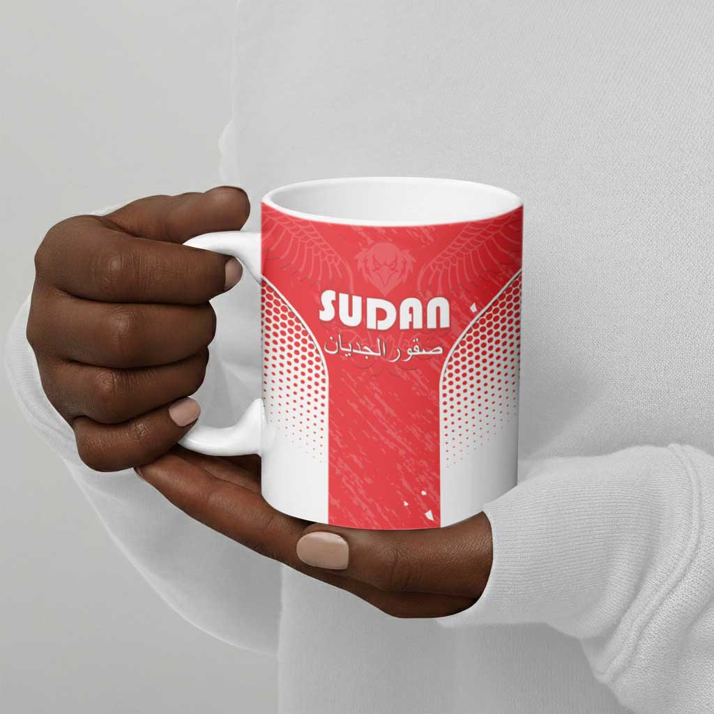 Custom Sudan Football Ceramic Mug Come On Falcons of Jediane