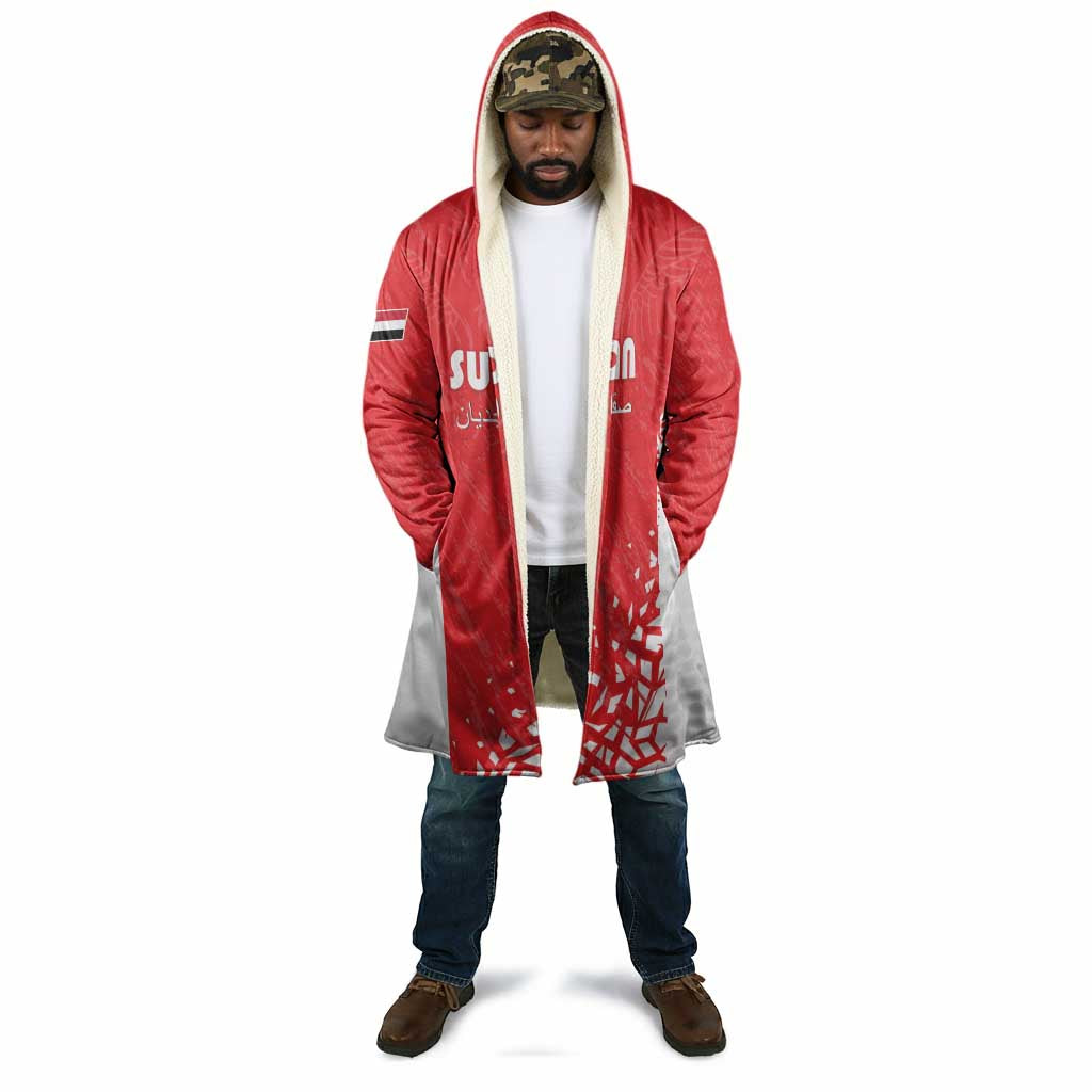 Custom Sudan Football Cloak Come On Falcons of Jediane