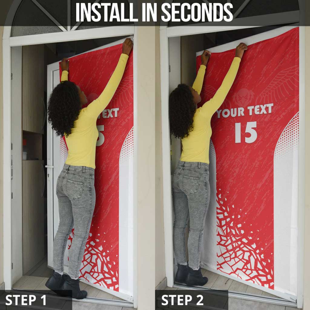Custom Sudan Football Door Cover Come On Falcons of Jediane
