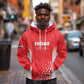 Custom Sudan Football Hoodie Yalla Falcons of Jediane - African Pride