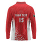 Custom Sudan Football Long Sleeve Polo Shirt Yalla Falcons of Jediane - African Pride