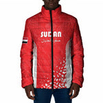 Custom Sudan Football Padded Jacket Come On Falcons of Jediane