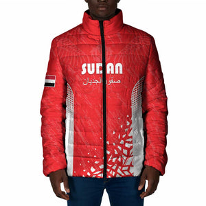 Custom Sudan Football Padded Jacket Come On Falcons of Jediane