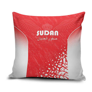 Sudan Football Pillow Cover Come On Falcons of Jediane