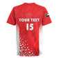 Custom Sudan Football Rugby Jersey Yalla Falcons of Jediane - African Pride