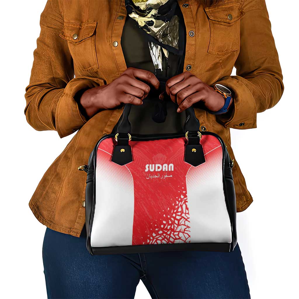 Sudan Football Shoulder Handbag Yalla Falcons of Jediane - African Pride