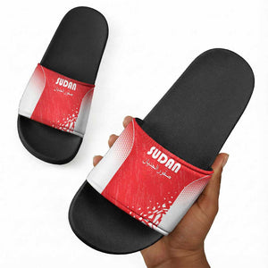 Sudan Football Slide Sandals Come On Falcons of Jediane