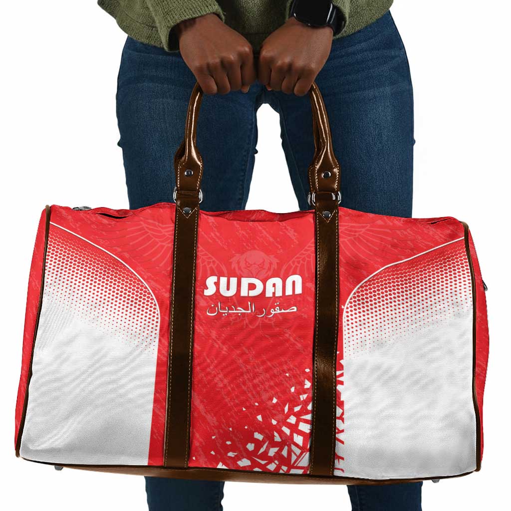 Sudan Football Travel Bag Come On Falcons of Jediane