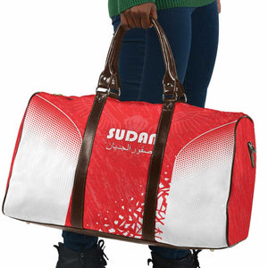 Sudan Football Travel Bag Come On Falcons of Jediane