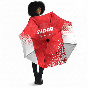 Sudan Football Umbrella Come On Falcons of Jediane