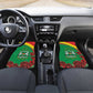 Personalized Burkina Faso Car Mats White Stallion With Red Rose - Republic Day