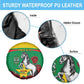 Personalized Burkina Faso Spare Tire Cover White Stallion With Red Rose - Republic Day