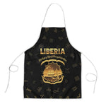 Liberia Vai Syllabary Heritage Apron National Emblem Golden Style