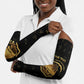 Personalized Liberia Vai Syllabary Heritage Arm Sleeves National Emblem Golden Style