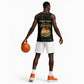 Personalized Liberia National Emblem Golden Basketball Jersey Vai Syllabary Heritage - African Pride