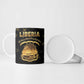 Personalized Liberia Vai Syllabary Heritage Ceramic Mug National Emblem Golden Style