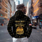 Personalized Liberia National Emblem Golden Zip Hoodie Vai Syllabary Heritage - African Pride