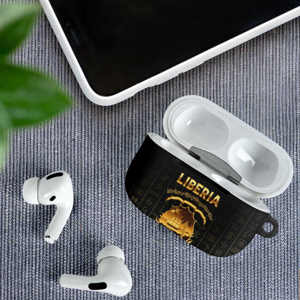 Liberia Vai Syllabary Vertical Pattern AirPods Case