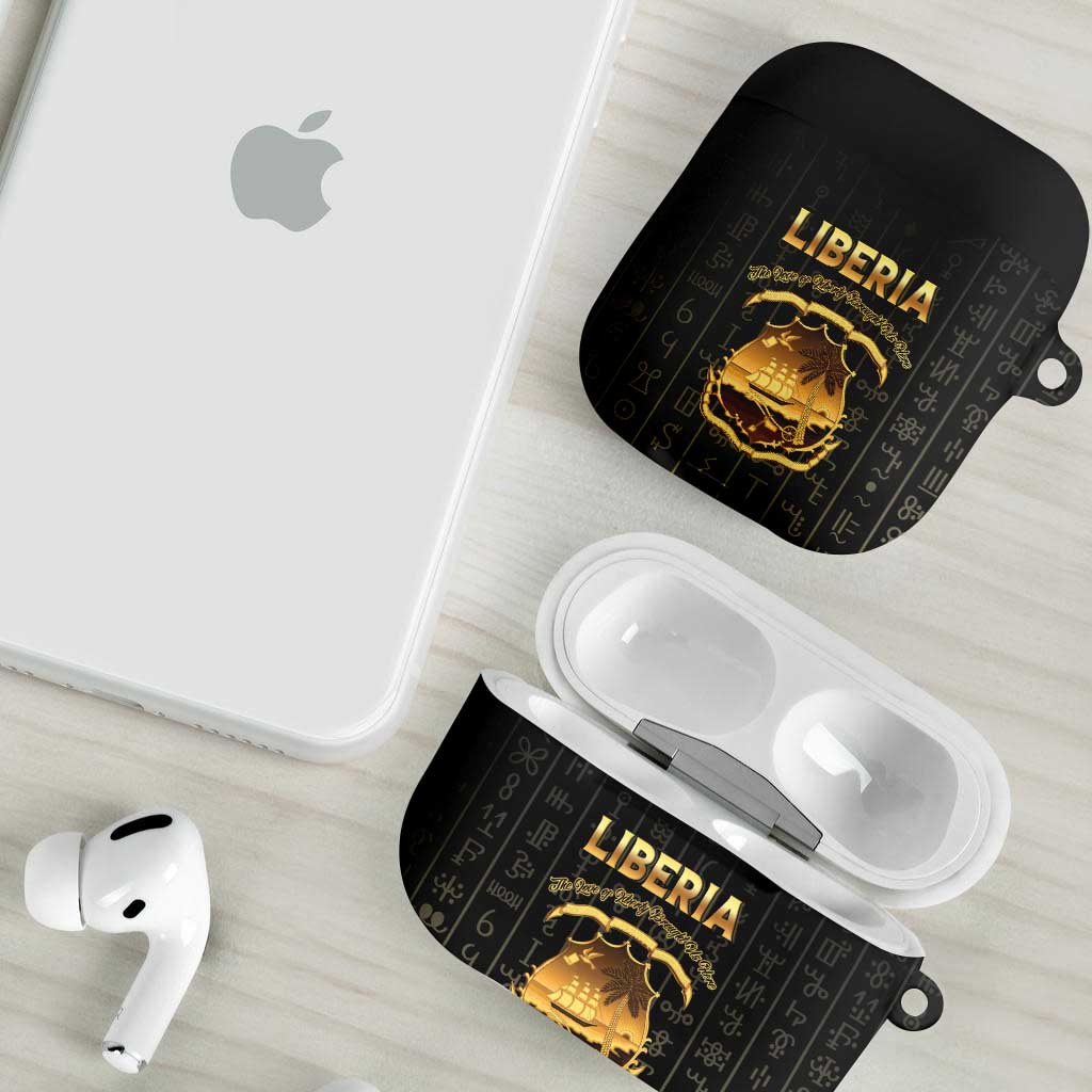Liberia Vai Syllabary Vertical Pattern AirPods Case