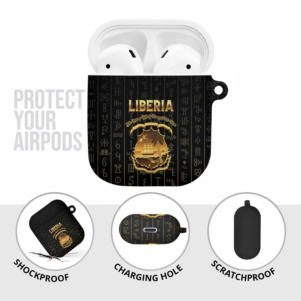 Liberia Vai Syllabary Vertical Pattern AirPods Case