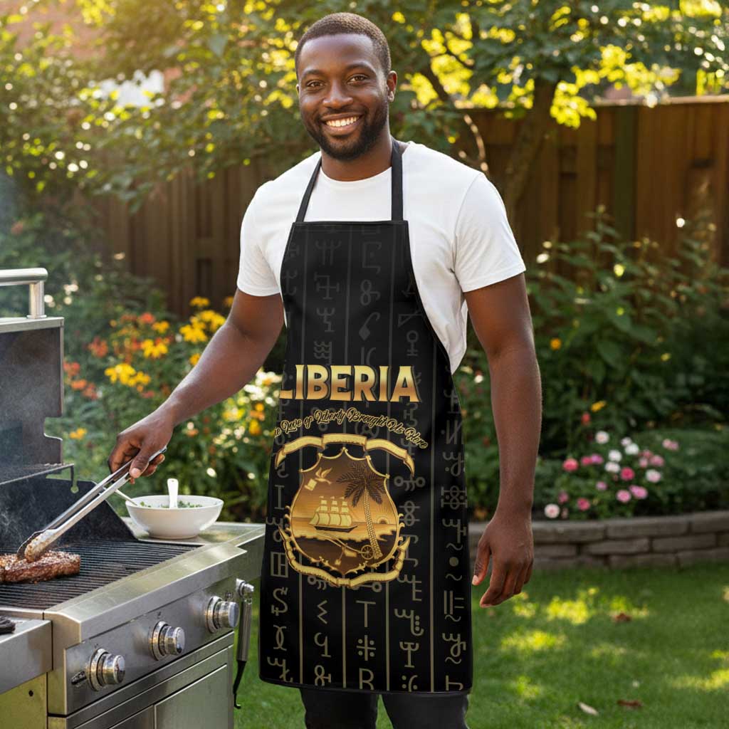 Liberia Vai Syllabary Vertical Pattern Apron