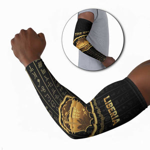 Personalized Liberia Vai Syllabary Vertical Pattern Arm Sleeves