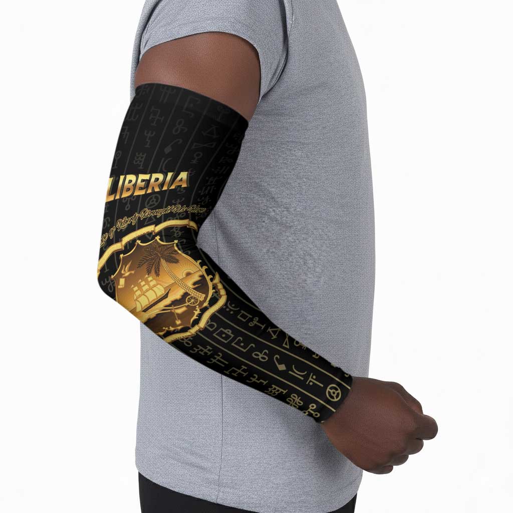 Personalized Liberia Vai Syllabary Vertical Pattern Arm Sleeves