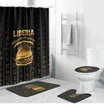 Liberia Vai Syllabary Vertical Pattern Bathroom Set