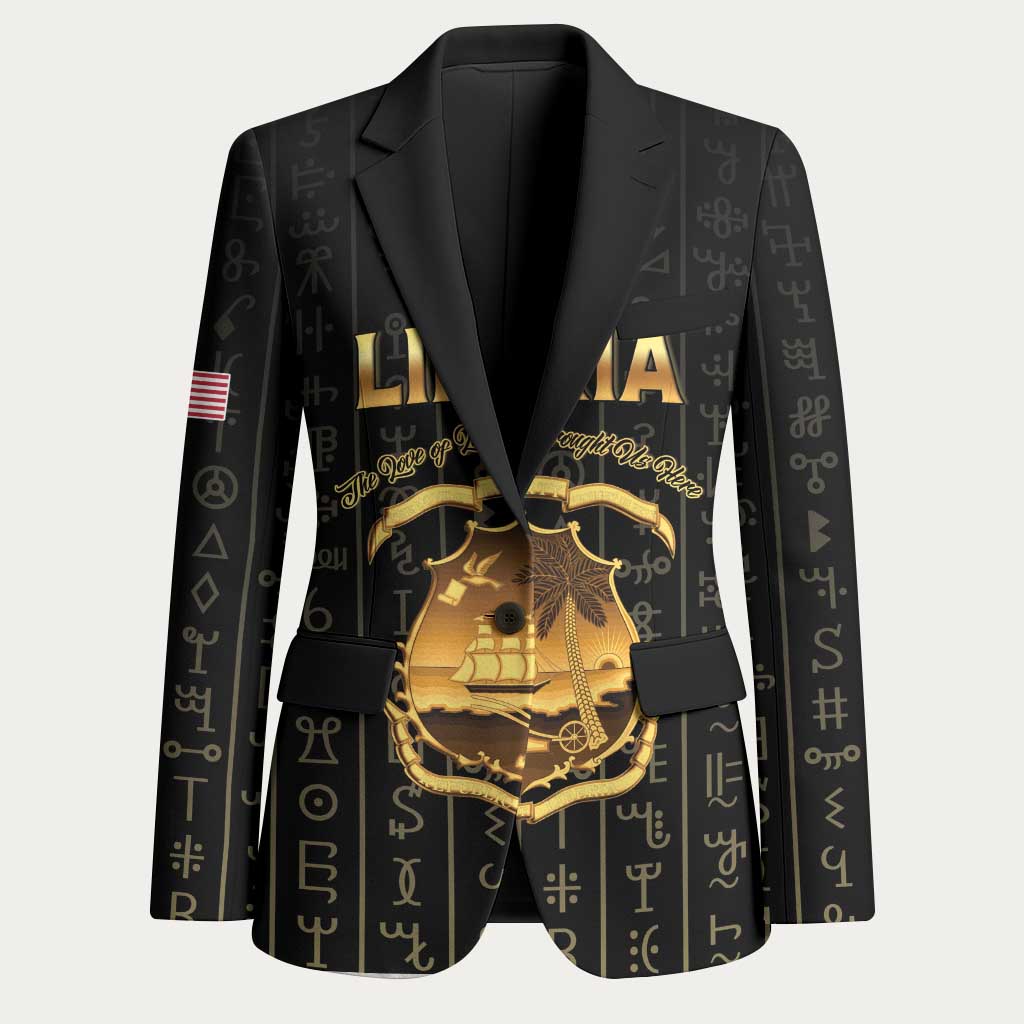 Personalized Liberia Vai Syllabary Vertical Pattern Blazer