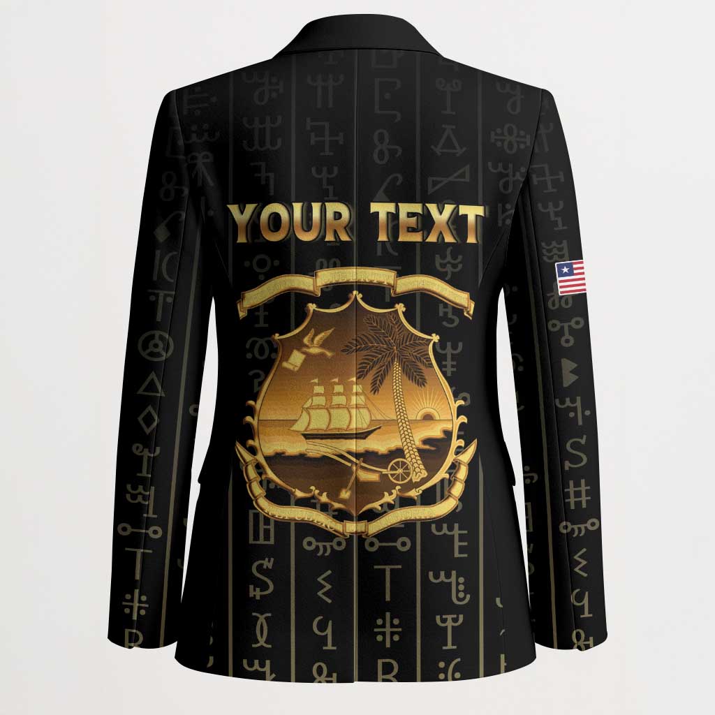 Personalized Liberia Vai Syllabary Vertical Pattern Blazer