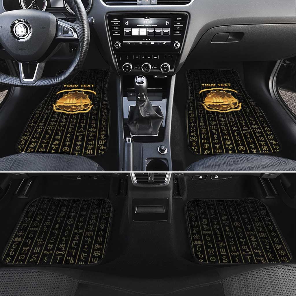 Personalized Liberia Car Mats Vai Syllabary Pattern - African Pride