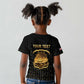 Personalized Liberia Kid T shirt Vai Syllabary Pattern - African Pride